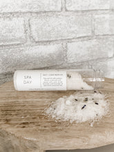 Load image into Gallery viewer, SPA DAY BATH SALTS 4oz TUBE