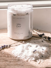 Load image into Gallery viewer, SPA DAY BATH SALTS 10 oz JAR