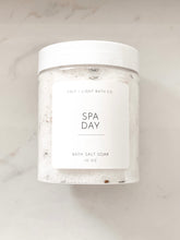 Load image into Gallery viewer, SPA DAY BATH SALTS 10 oz JAR
