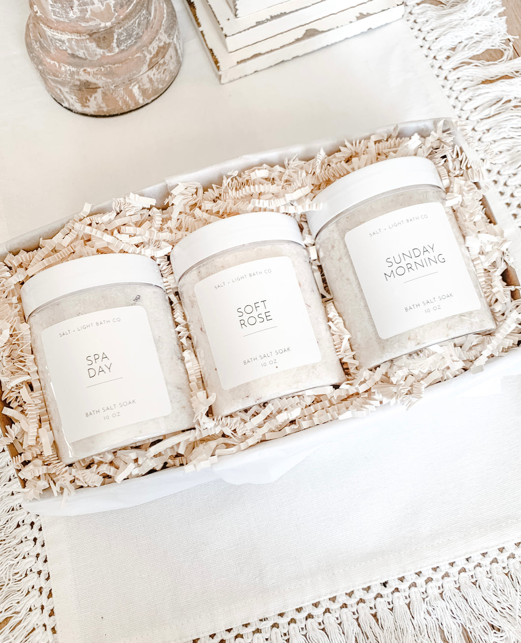 Bath Salt Trio Gift Box